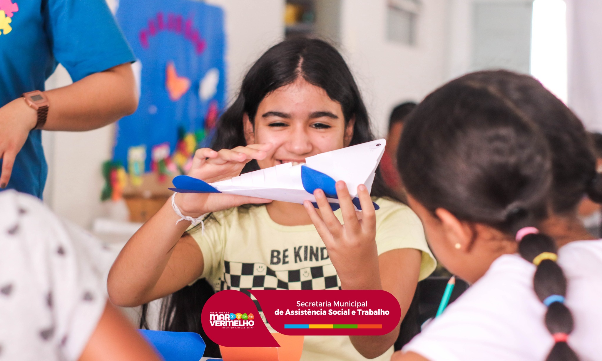Read more about the article Equipe do CRAS realiza encontro com as crianças do grupo “brincar para transformar”.